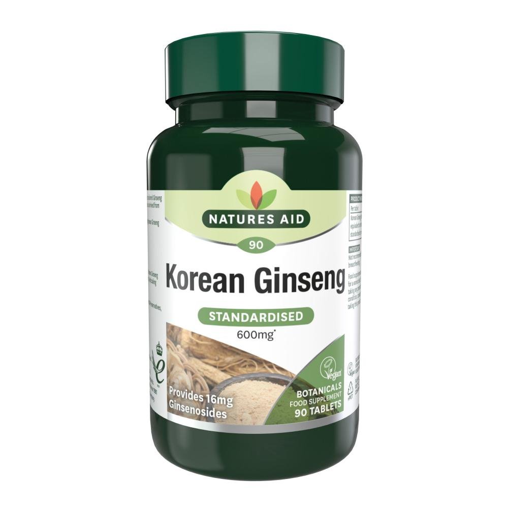 Natures Aid Korean Ginseng 90's by Natures Aid
