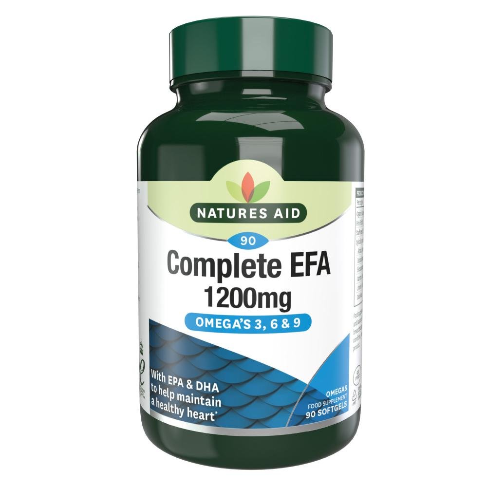Natures Aid Complete EFA 1200mg (Omega 3, 6 + 9) 90's by Natures Aid