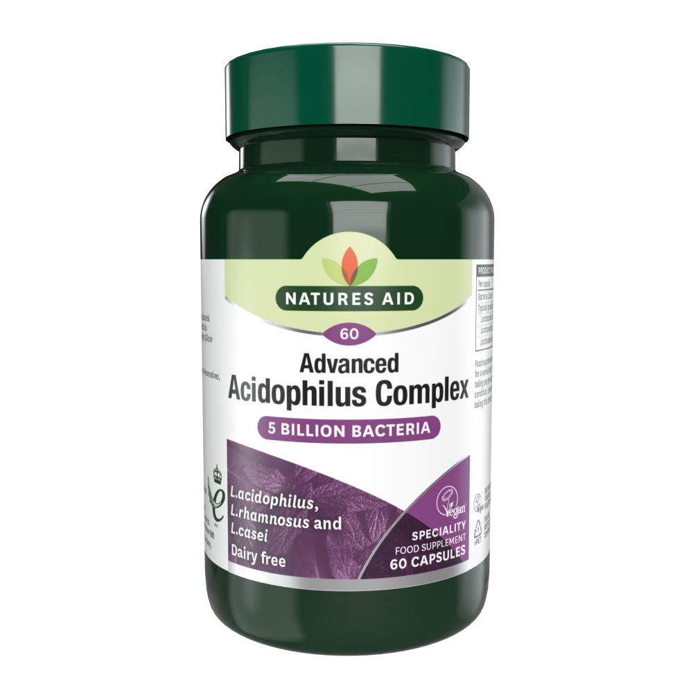 Natures Aid  Acidophilus Complex 5 Billion 60's