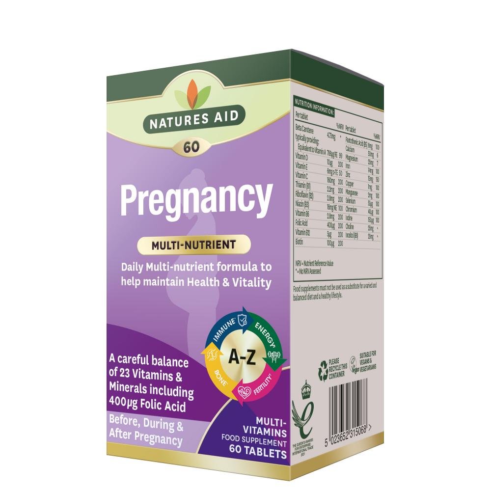 Natures Aid Pregnancy Multi - Nutrient 60s by Natures Aid