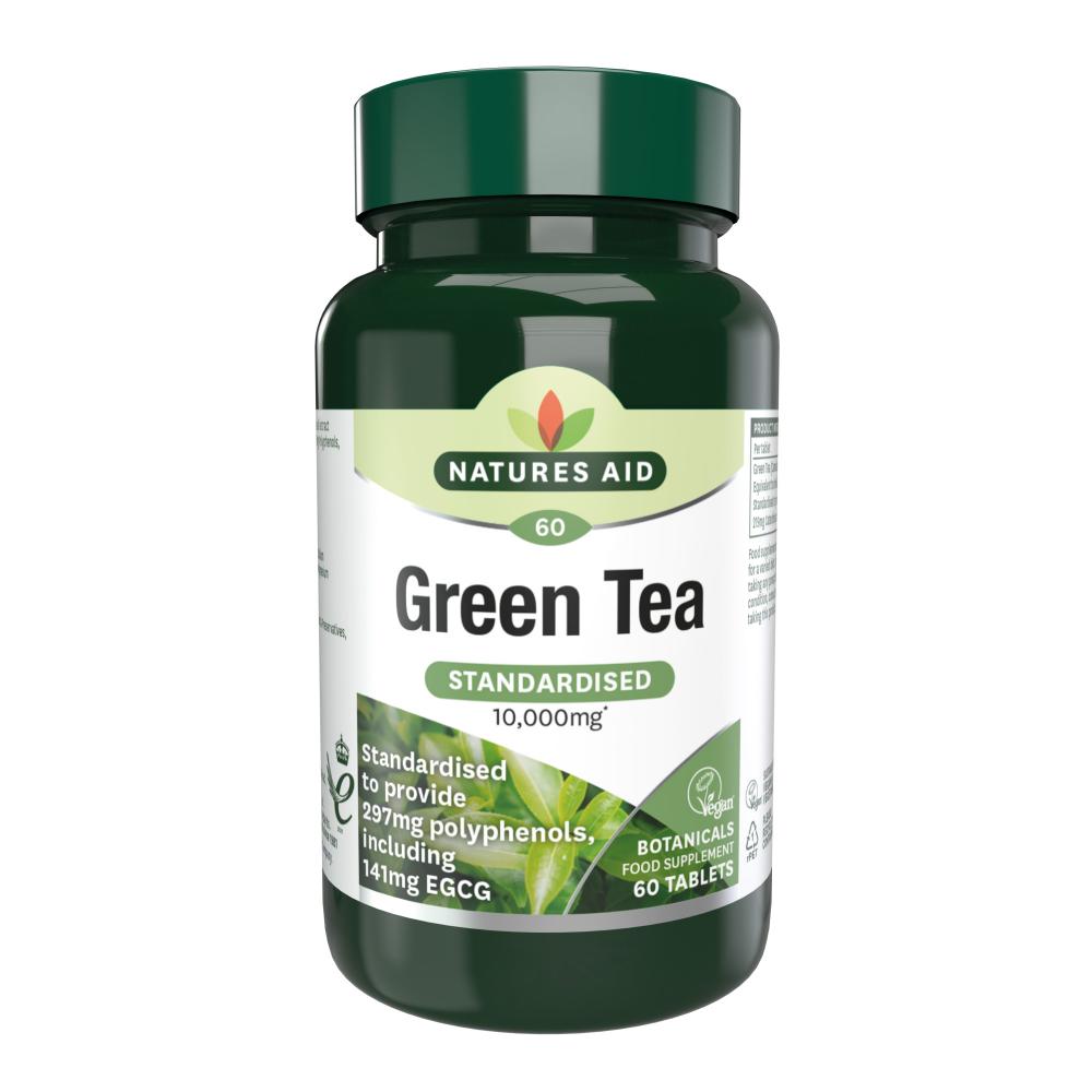 Natures Aid  Green Tea 10,000mg 60's