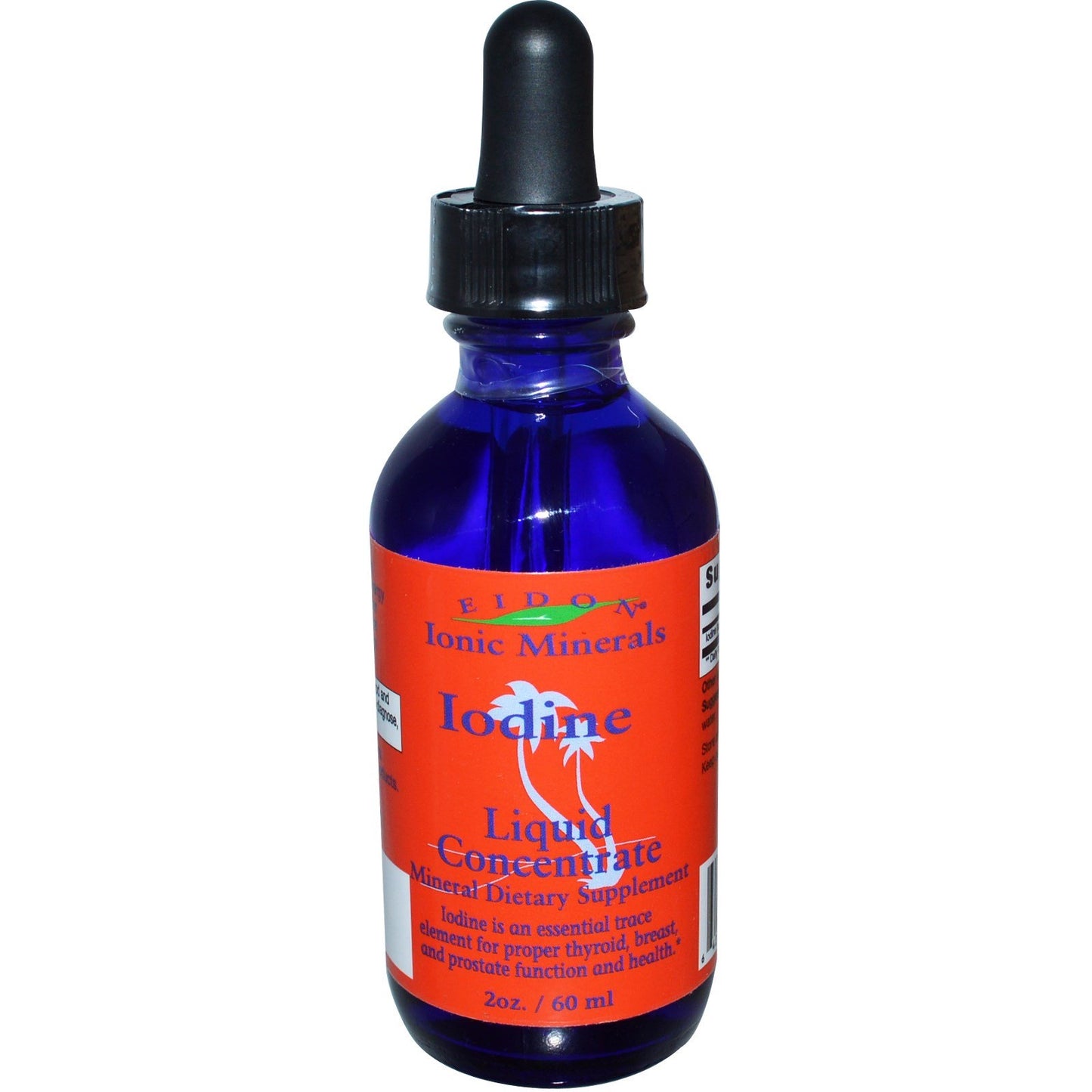 Iodine, Liquid Concentrate, 60ml - Eidon Mineral Supplements by Eidon Minerals