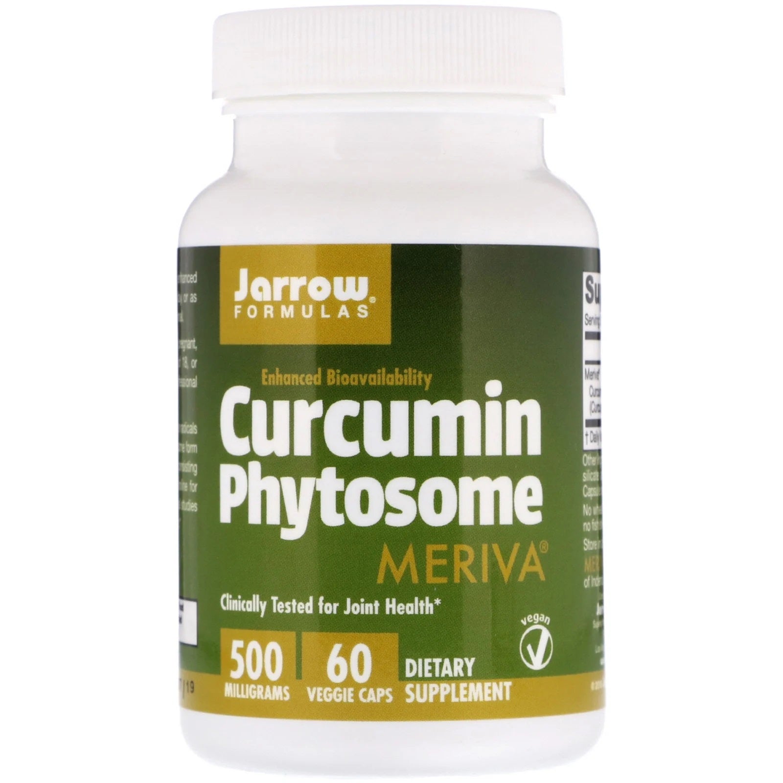 Curcumin Phytosome with Meriva, 500mg, 60 Capsules - Jarrow Formulas by Jarrow Formulas