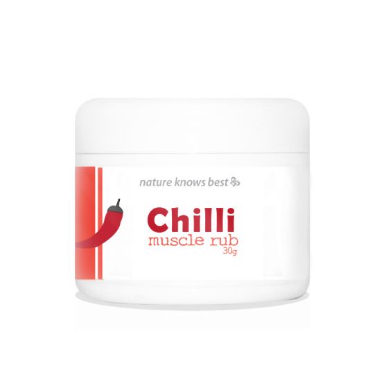 Nature Knows Best Chilli Muscle Rub 30g by Nature Knows Best