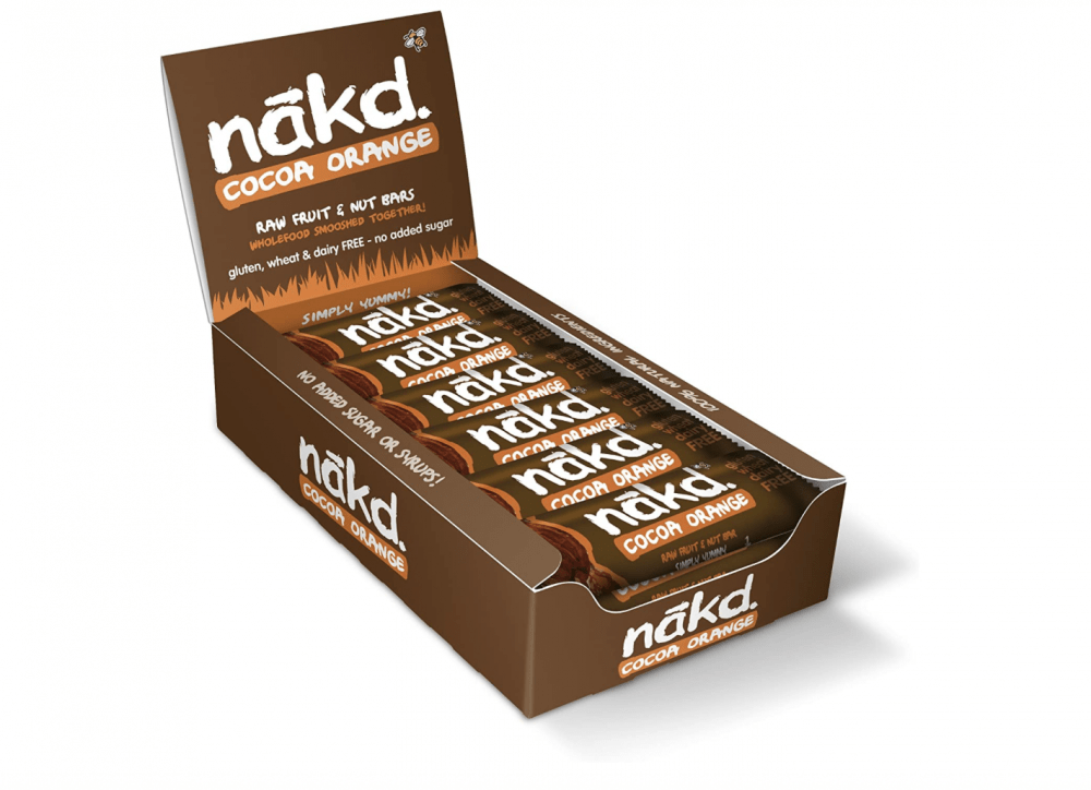 Nakd Cocoa Orange 18 x 35g Bar (CASE) by Nakd