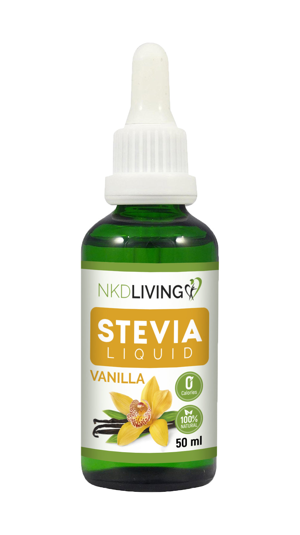 NKD LIVING  Stevia Liquid Vanilla 50ml