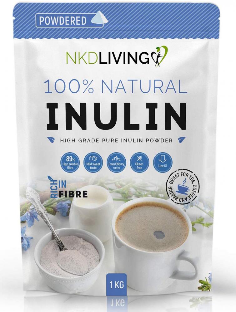 NKD LIVING 100% Inulin High Grade Pure Inulin 1kg (Powered) by NKD LIVING