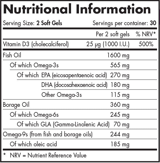 Nordic Naturals  Complete Omega-3.6.9-D Lemon 60's