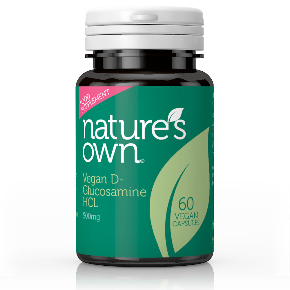 Nature's Own  Vegan D Glucosamine HCL 500mg 60's