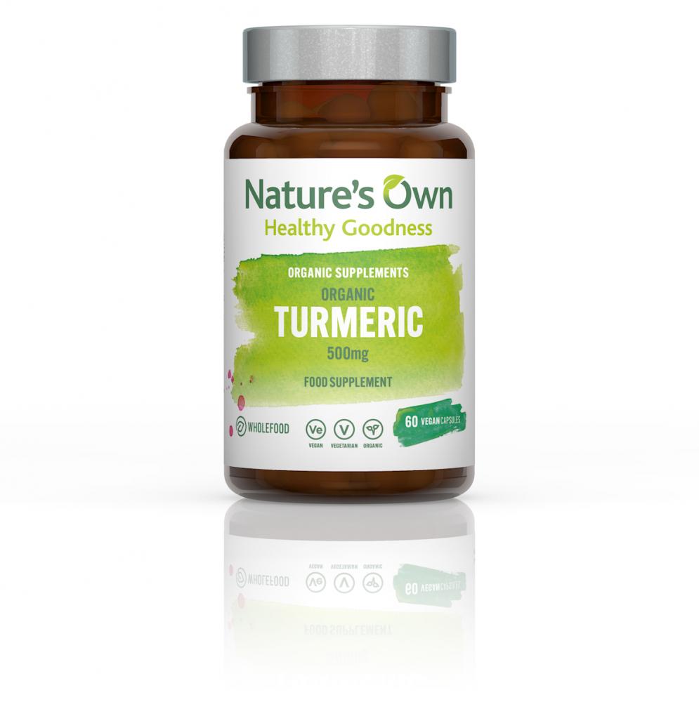 Nature's Own  Organic Turmeric 500mg 60's