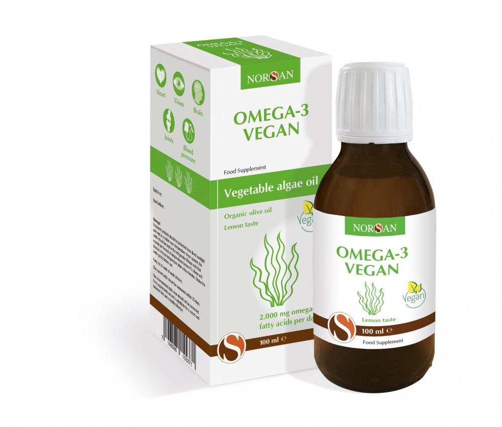 Norsan  Omega-3 Vegan Vegetable Algae Oil 100ml