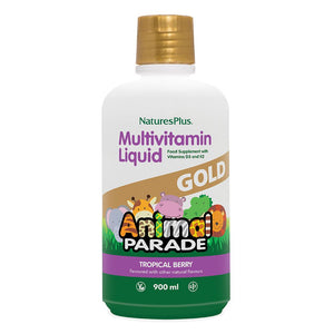 Nature's Plus  Multivitamin Liquid GOLD Animal Parade Tropical Berry 900ml
