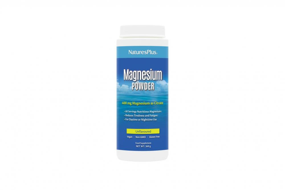 Nature's Plus  Magnesium Powder Unflavoured 360g