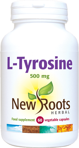 New Roots Herbal L - Tyrosine 500mg 60's by New Roots Herbal