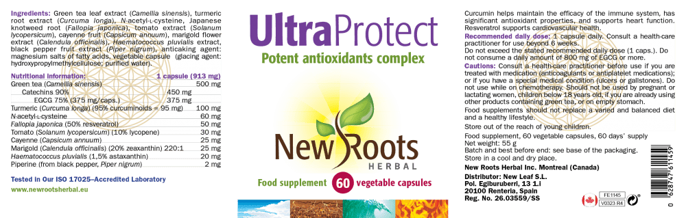 New Roots Herbal UltraProtect 60's by New Roots Herbal
