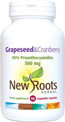 New Roots Herbal Grapeseed & Cranberry 60's by New Roots Herbal