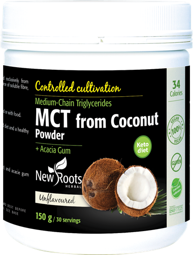 New Roots Herbal  MCT from Coconut Powder 150g