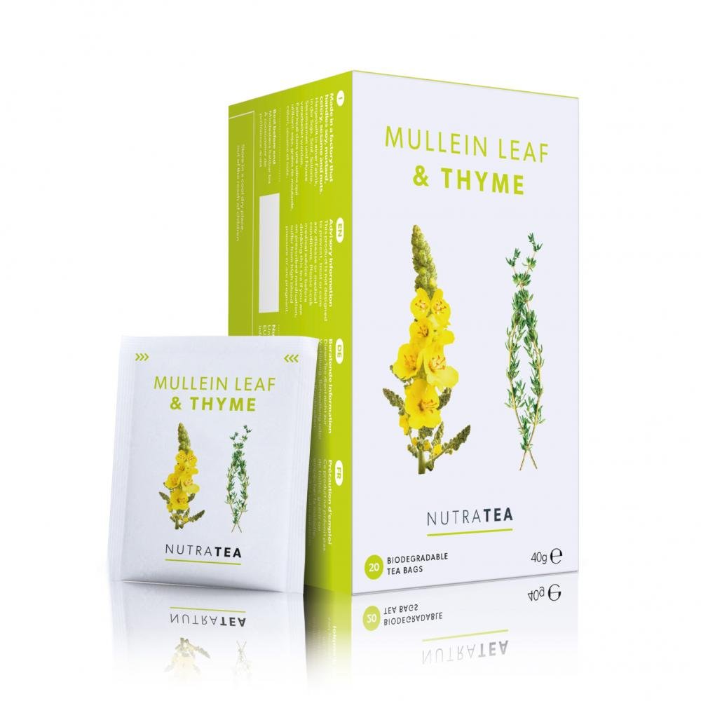 Nutratea Mullein Leaf & Thyme Tea Bags 20's by Nutratea