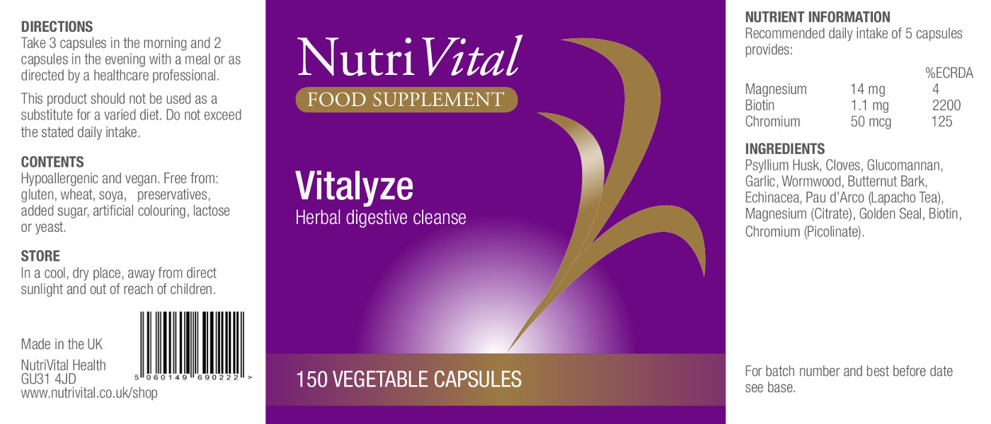 Nutrivital  Vitalyze 150's