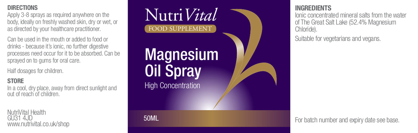 Nutrivital  Magnesium Oil Spray 50ml