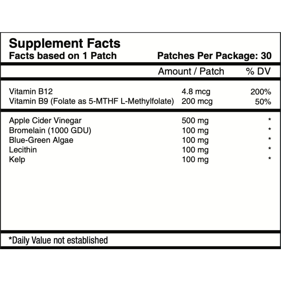 null Natural Weight Loss Enhancer Patch 30's by null