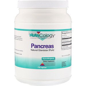 Pancreas, Natural Glandular Pork - 720 caps - Nutricology / Allergy Research Group by Allergy Research Group|Nutricology