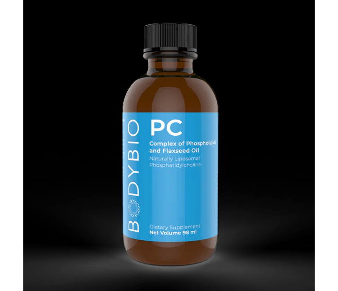 PC (Phosphatidyl Choline / Phosphatidylcholine) 1300mg - 114ml - BodyBio by BodyBio