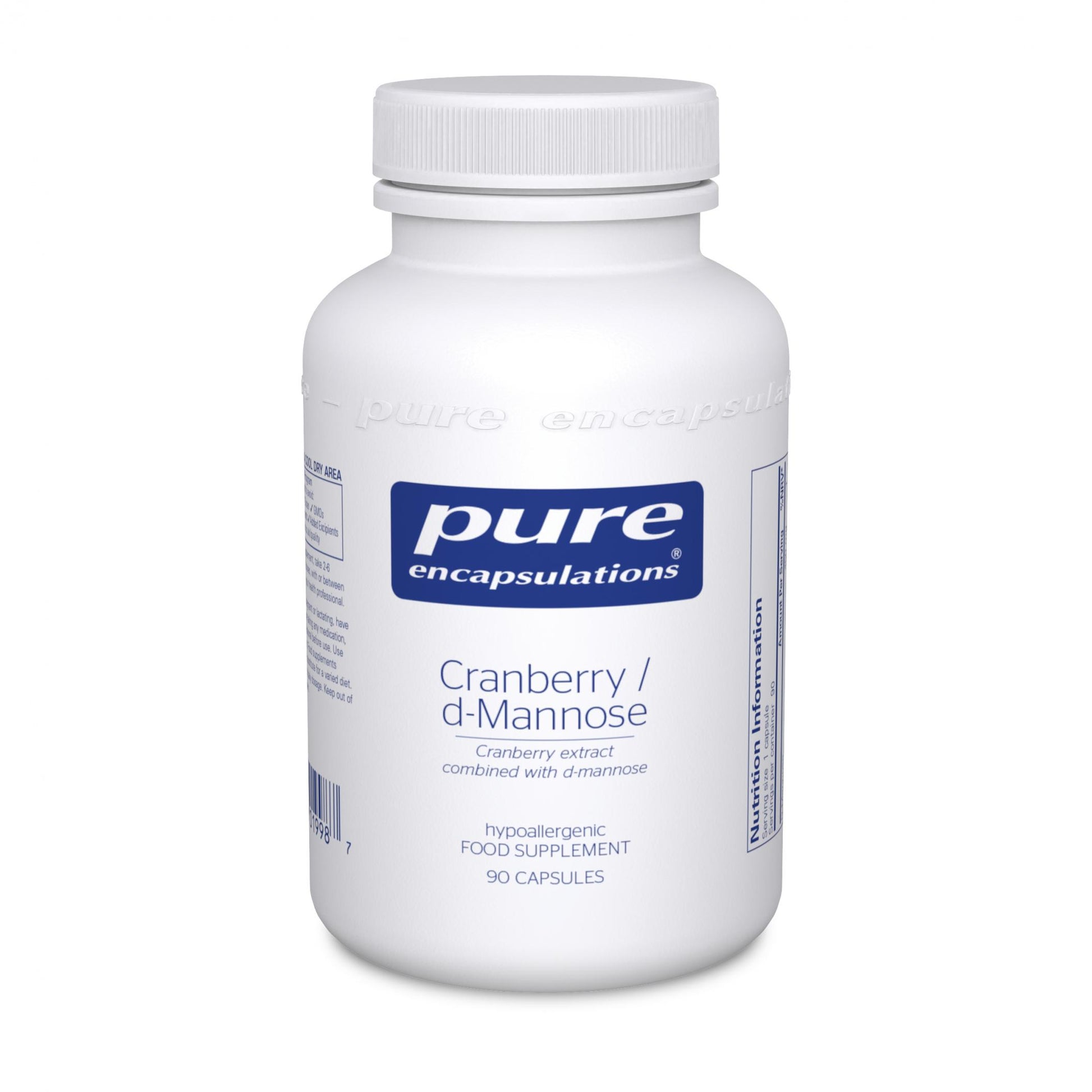 Pure Encapsulations Cranberry/ d - Mannose 90's by Pure Encapsulations