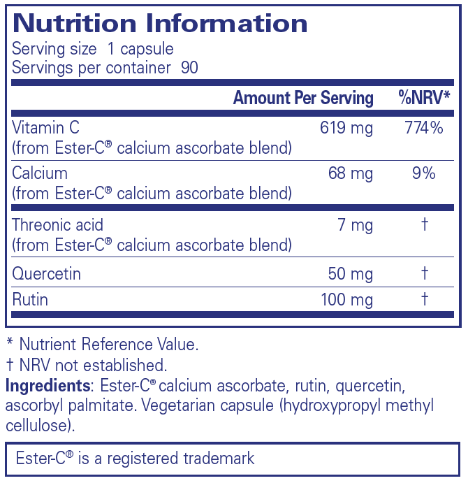 Pure Encapsulations Ester - C & Flavonoids 90's by Pure Encapsulations