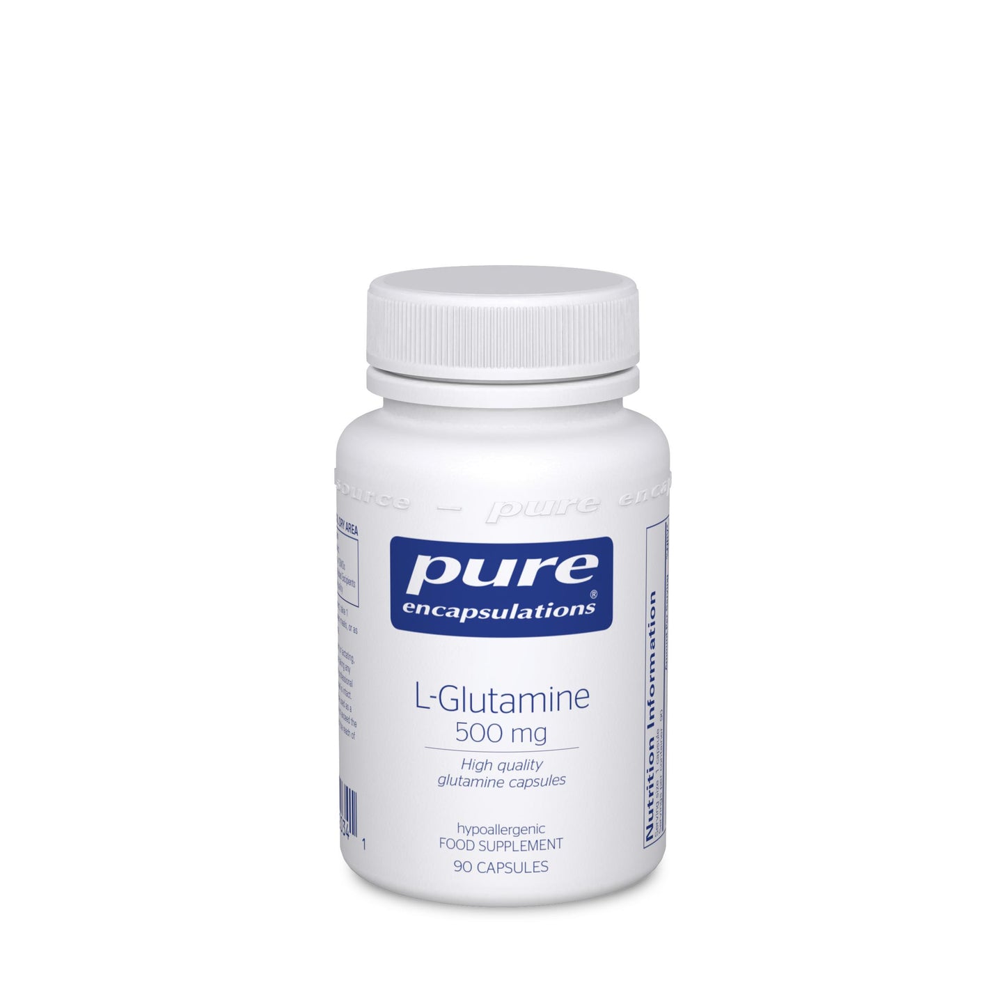 Pure Encapsulations  l-Glutamine 500mg 90's