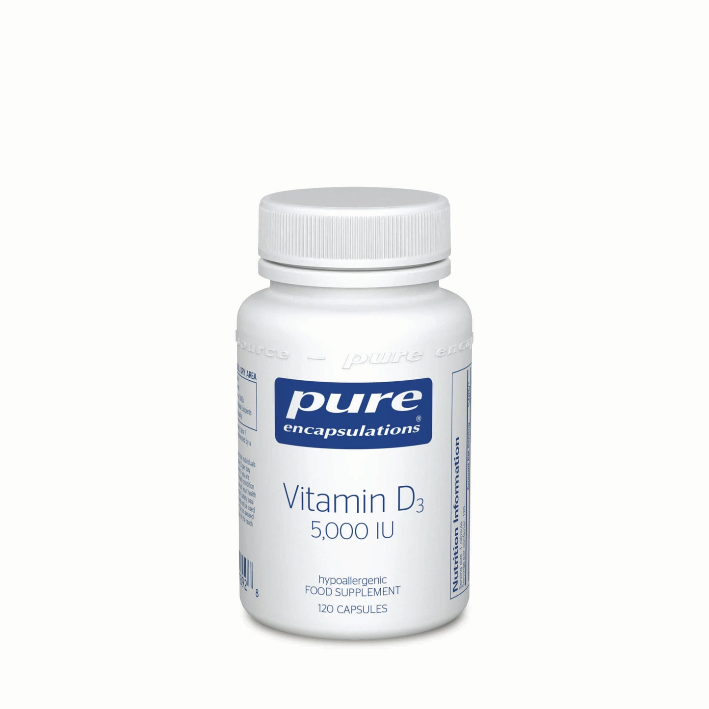 Pure Encapsulations  Vitamin D3 5000 IU 120's