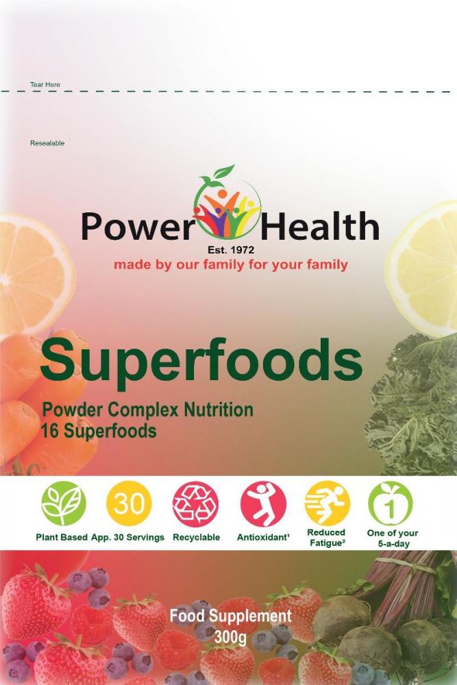 Power Health Superfoods Powder Complex Nutrition 300g by Power Health