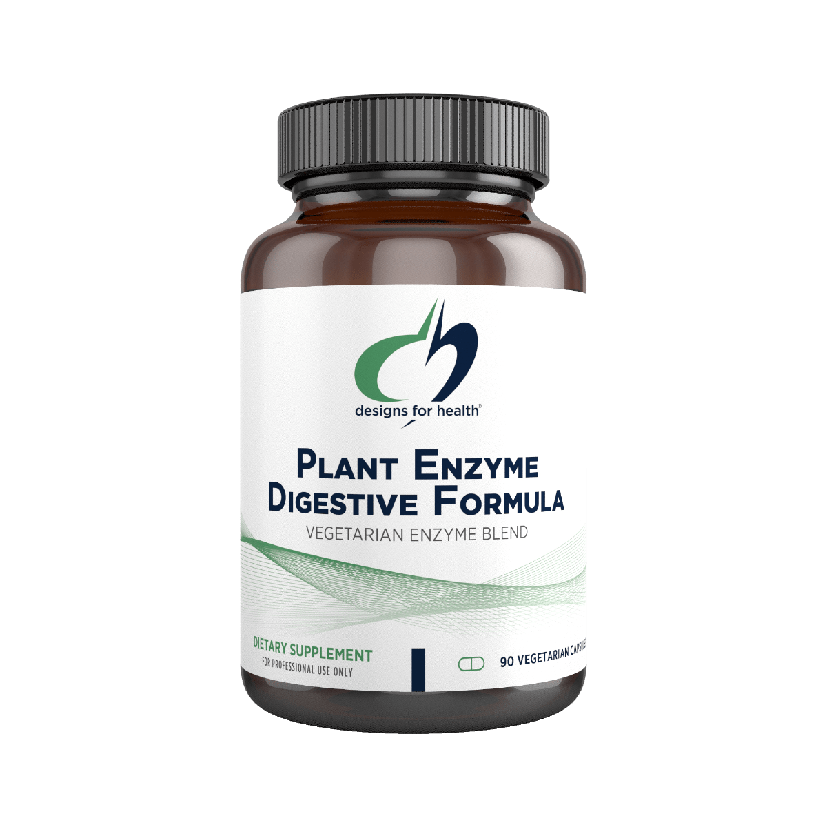 Plant Enzyme Digestive Formula 90 vegetable capsules - Designs for Health by Designs for Health