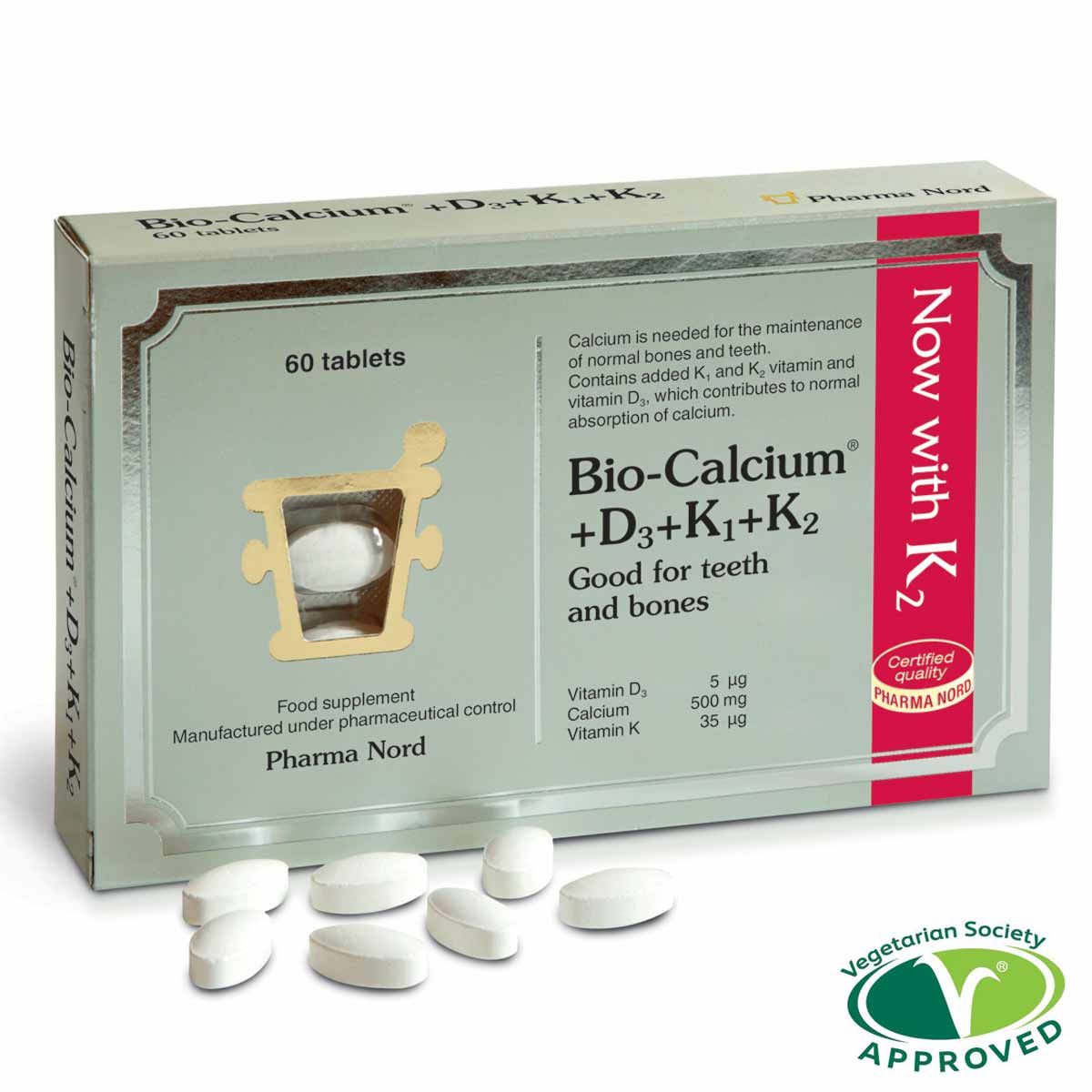 Pharma Nord  Bio-Calcium +D3 +K1 +K2 60's