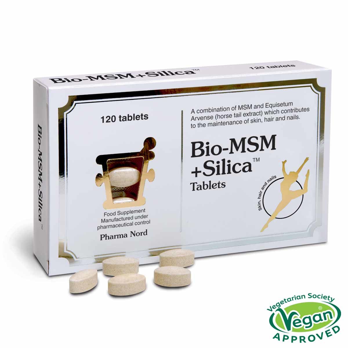 Pharma Nord  Bio-MSM + Silica 750mg 120's