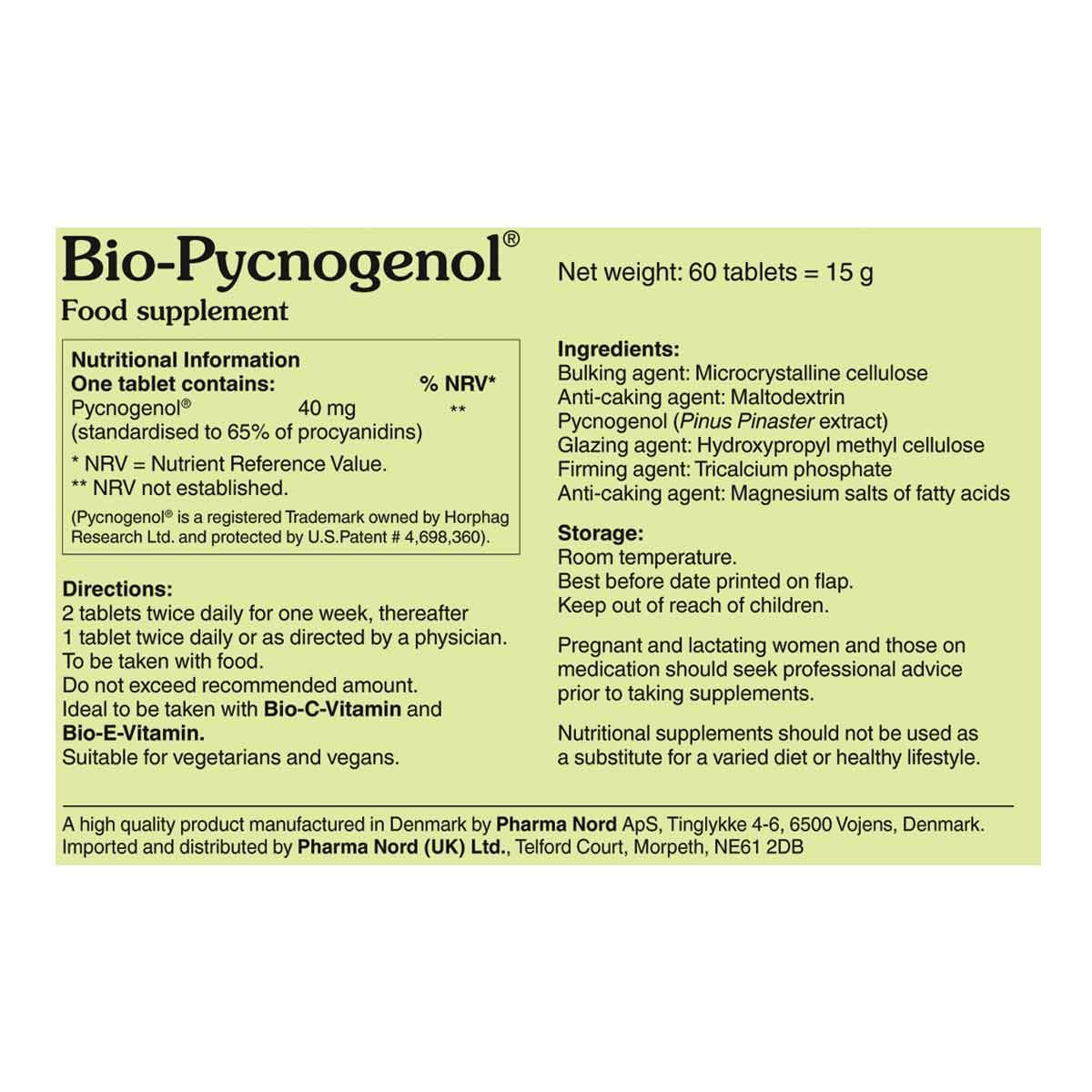 Pharma Nord  Bio-Pycnogenol 40mg 60's