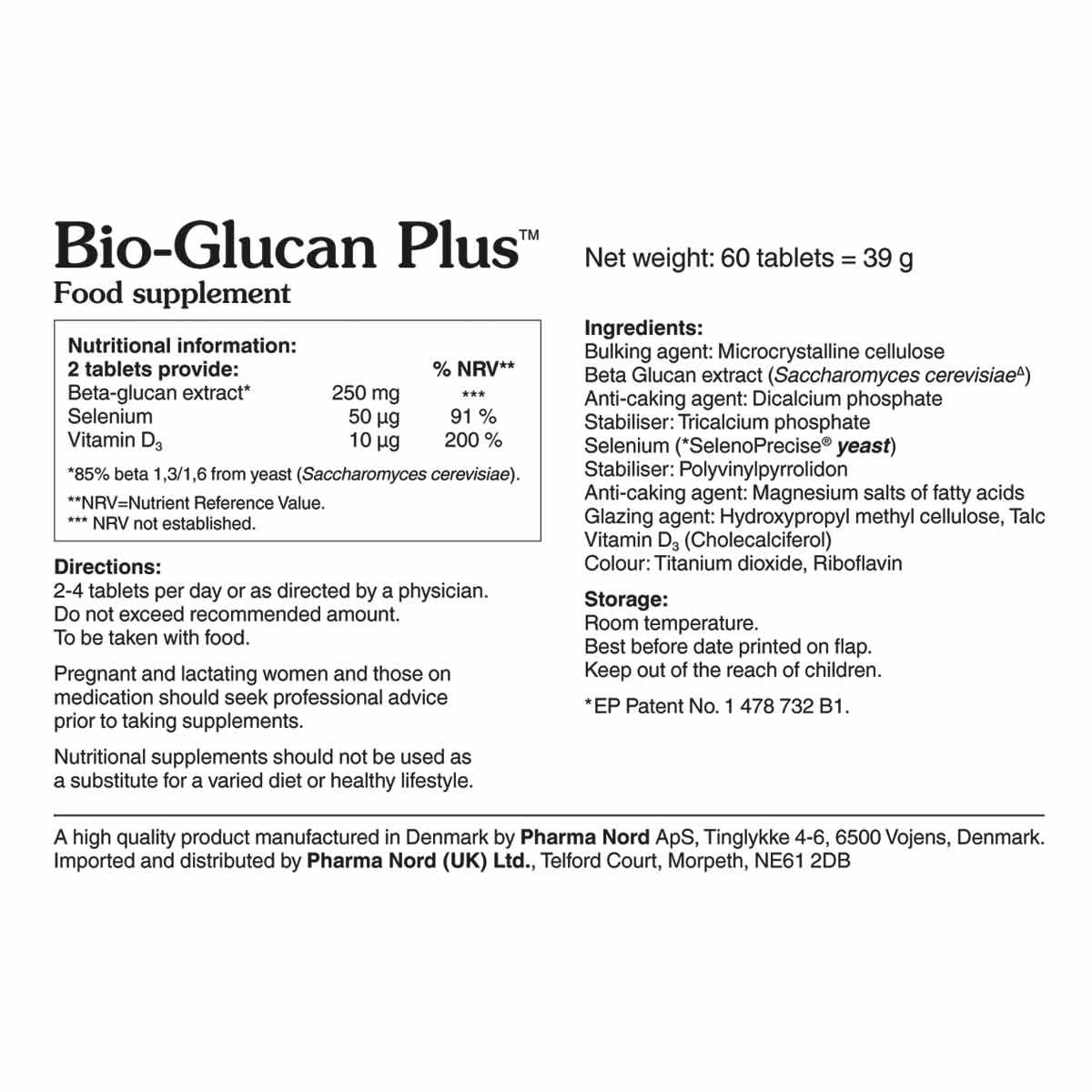 Pharma Nord  Bio-Glucan Plus 60's