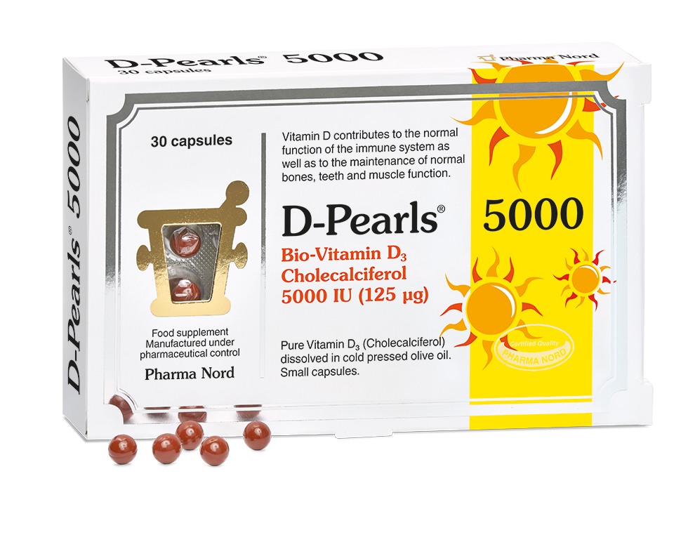 Pharma Nord  D-Pearls 5000 Bio-Vitamin D3 30's