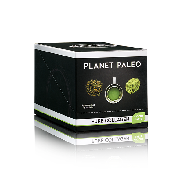 Planet Paleo  Pure Collagen Matcha Latte 9g x 15 CASE