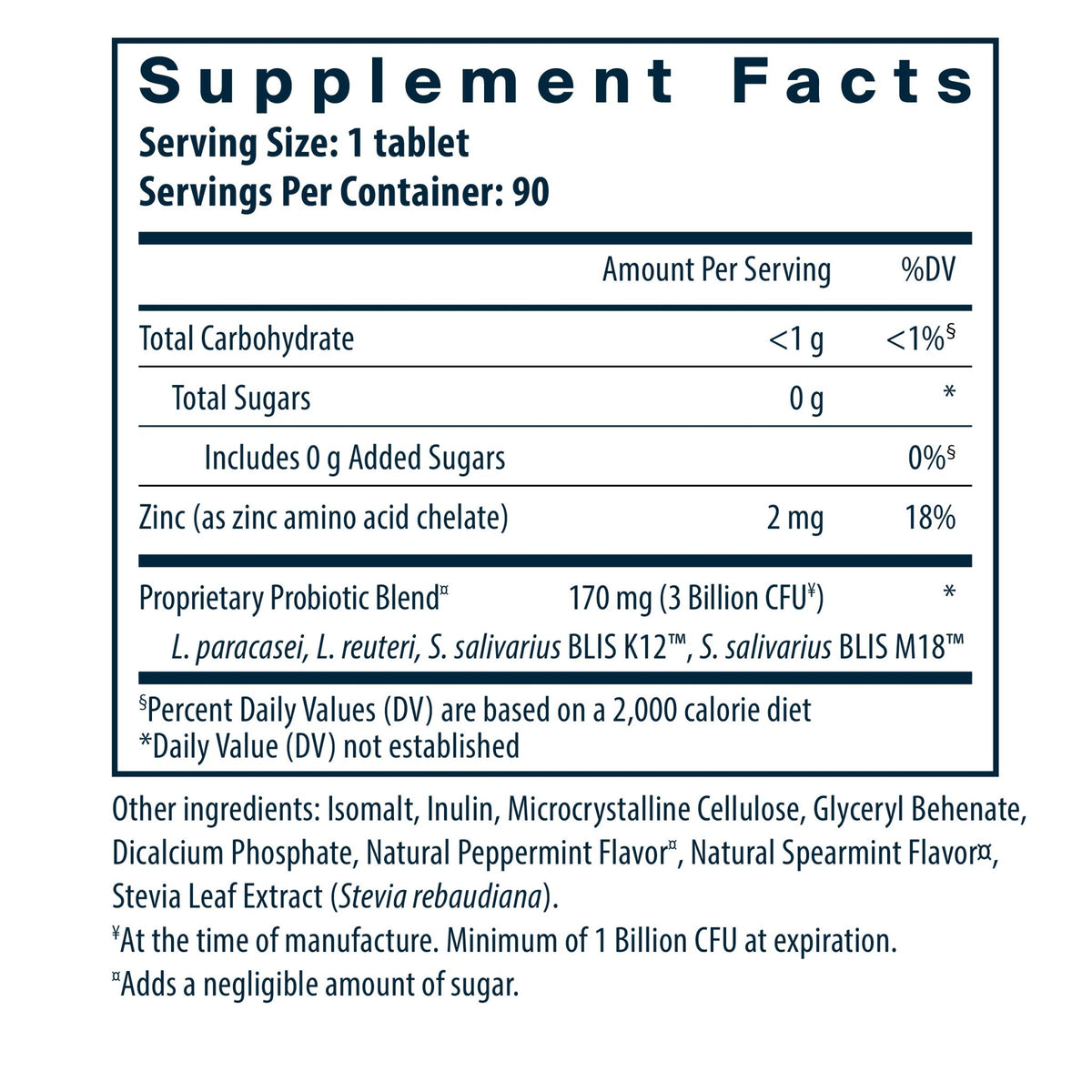 Pro - Dental® 90 tablets with probiotic blend - hyperbiotics® by Hyperbiotics
