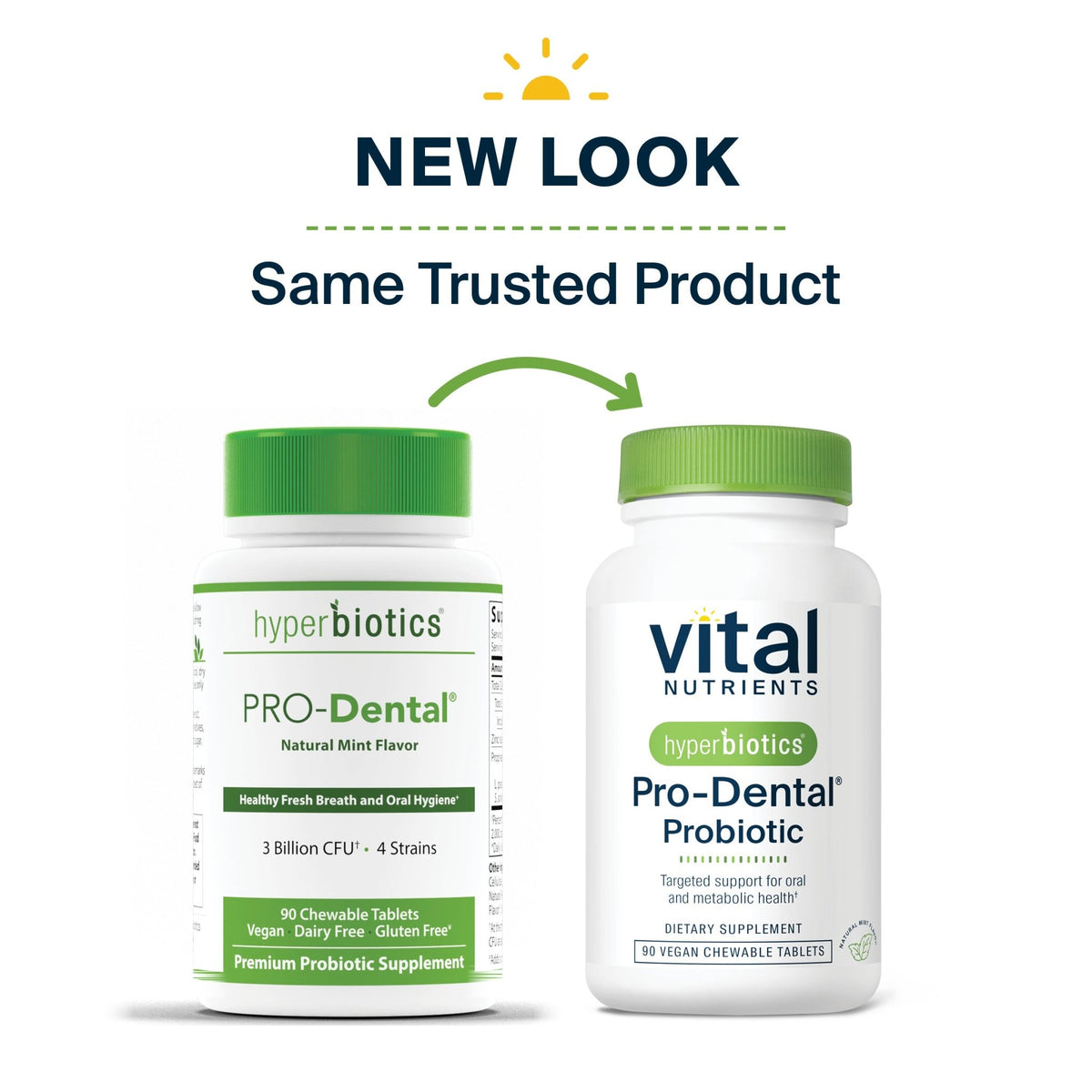 Pro - Dental® 90 tablets with probiotic blend - hyperbiotics® by Hyperbiotics