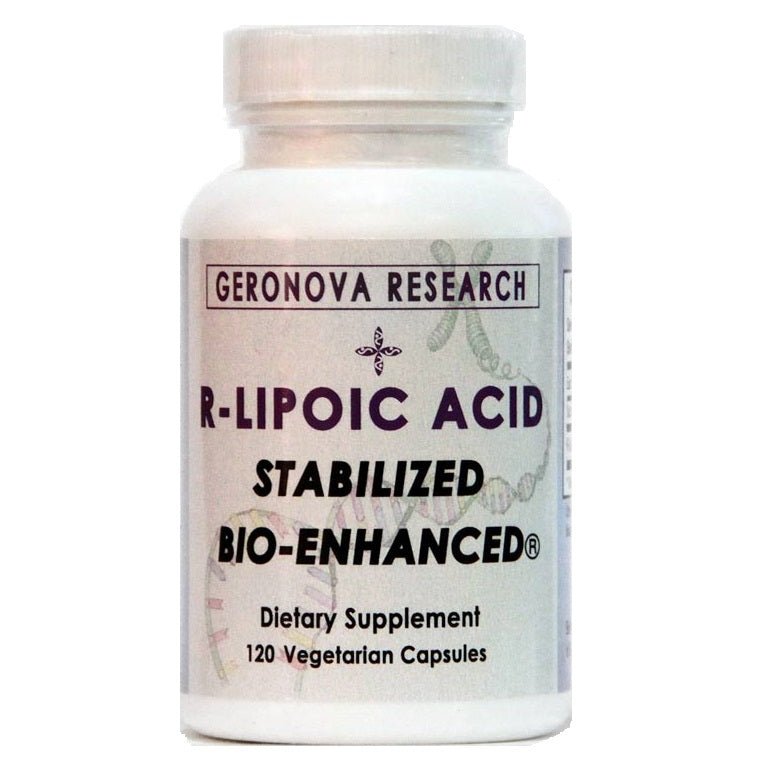 Bio - Enhanced R - Lipoic Acid 300mg, 120 Caps - Geronova Research by Geronova Research