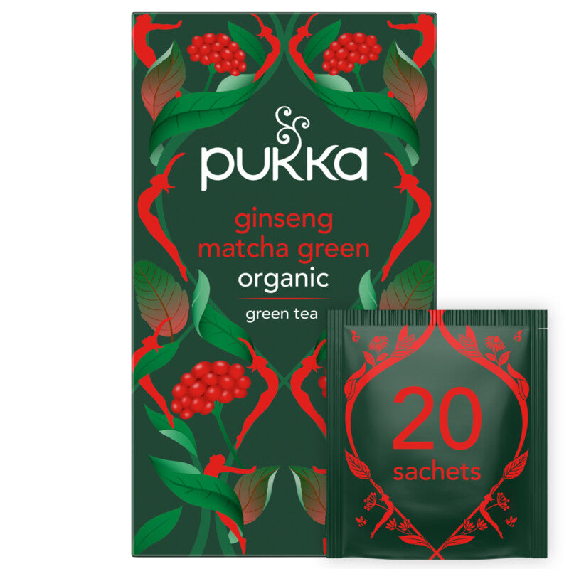 Pukka Herbs  Ginseng Matcha Green Tea