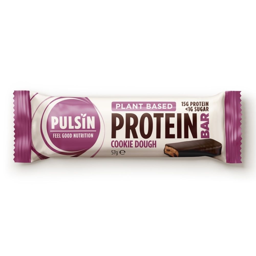 Pulsin  Plant Based Protein Bar Cookie Dough 57g BAR