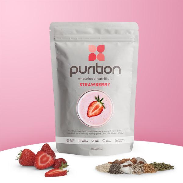 Purition  Wholefood Nutrition Strawberry 500g