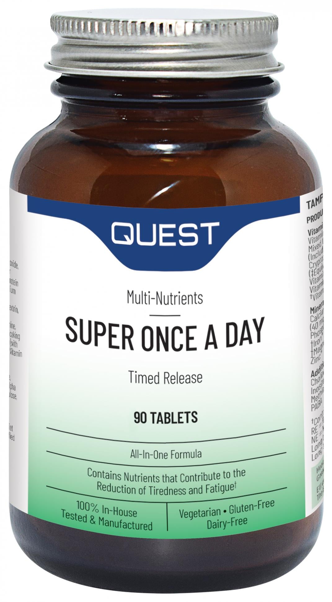 Quest Vitamins  Super Once A Day Timed Release 90's