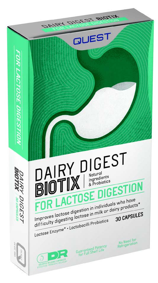 Quest Vitamins  Dairy Digest Biotix 30's