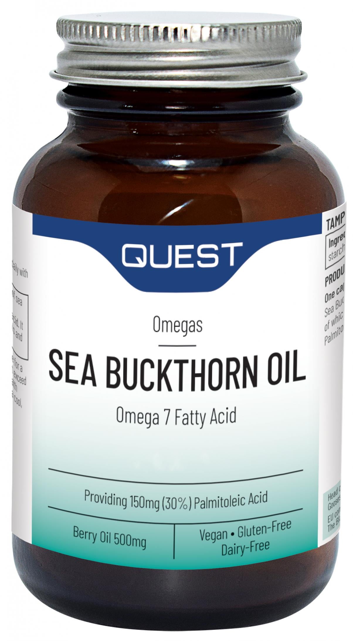 Quest Vitamins Sea Buckthorn Oil Omega 7 Fatty Acid 120's by Quest Vitamins