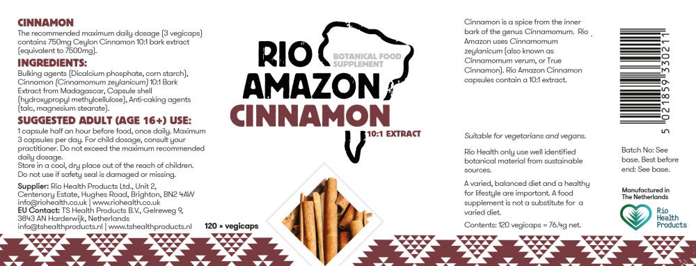 Rio Amazon  Cinnamon 10:1 Extract 120's