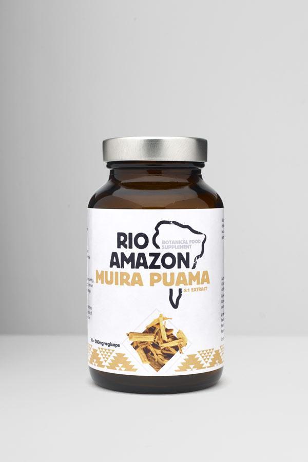 Rio Amazon  Muira Puama 5:1 Extract 500mg 90's